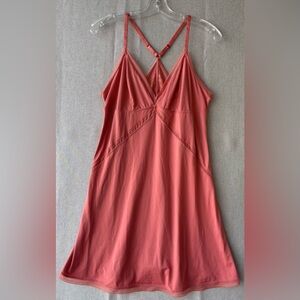 Auden (target exclusive) Coral Lace-Trim Slip nightie with Crisscross Straps XL